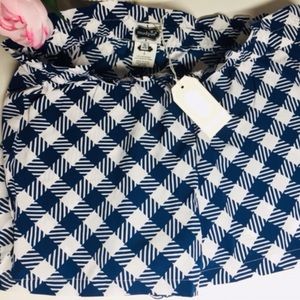 Mud Pie Plaid Gingham Print shorts